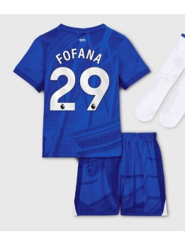 Detské Futbalové oblečenie Chelsea Wesley Fofana #29 2025-26 Krátky Rukáv - Domáci (+ trenírky)